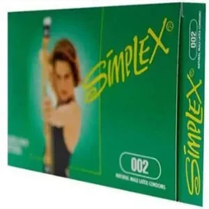 Simplex Super Thin Lubricated Non icidal Natural Male Latex Condom 6s price in Pakistan