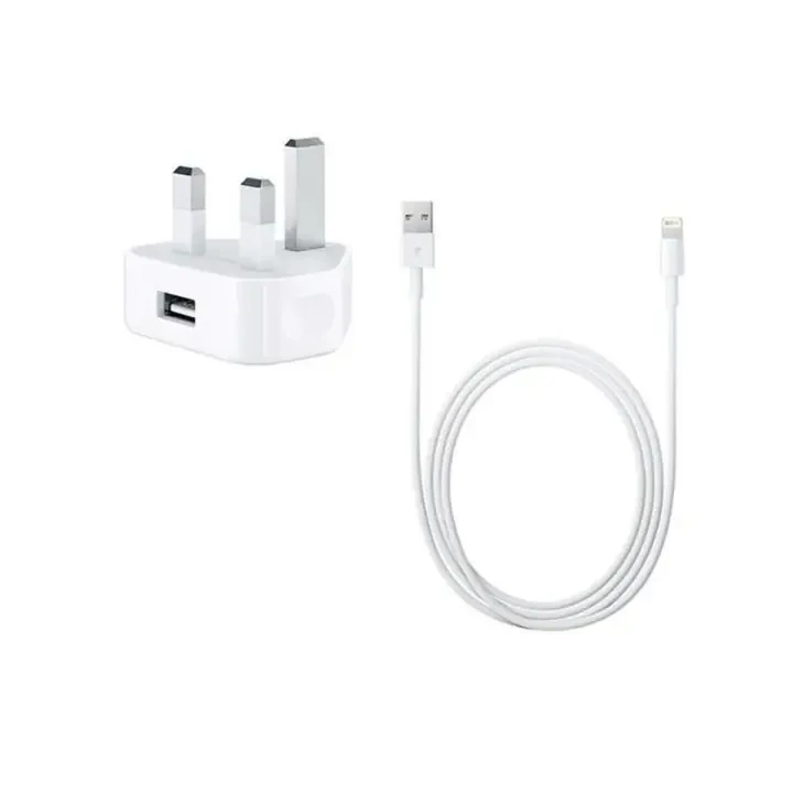 Iphone Charger With Data Cable – White price in Pakistan