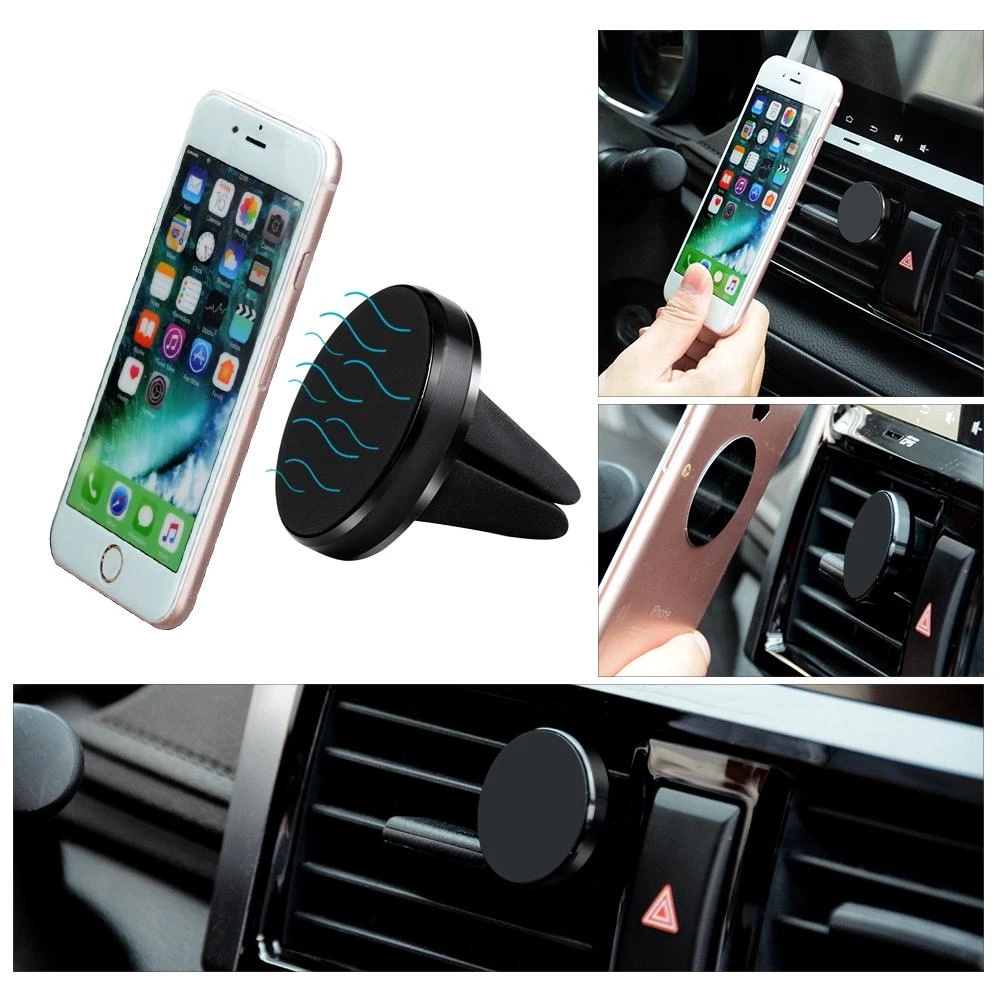 Stylish Air Car Vent Magnetic Car Mount Phone Holder 360 Degree Rotation Smartphone Car Holder price in Pakistan