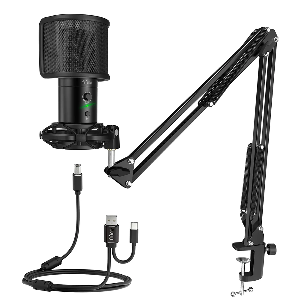 FIFINE T683 USB MICROPHONE BUNDLE WITH A MUTE BUTTON price in Pakistan