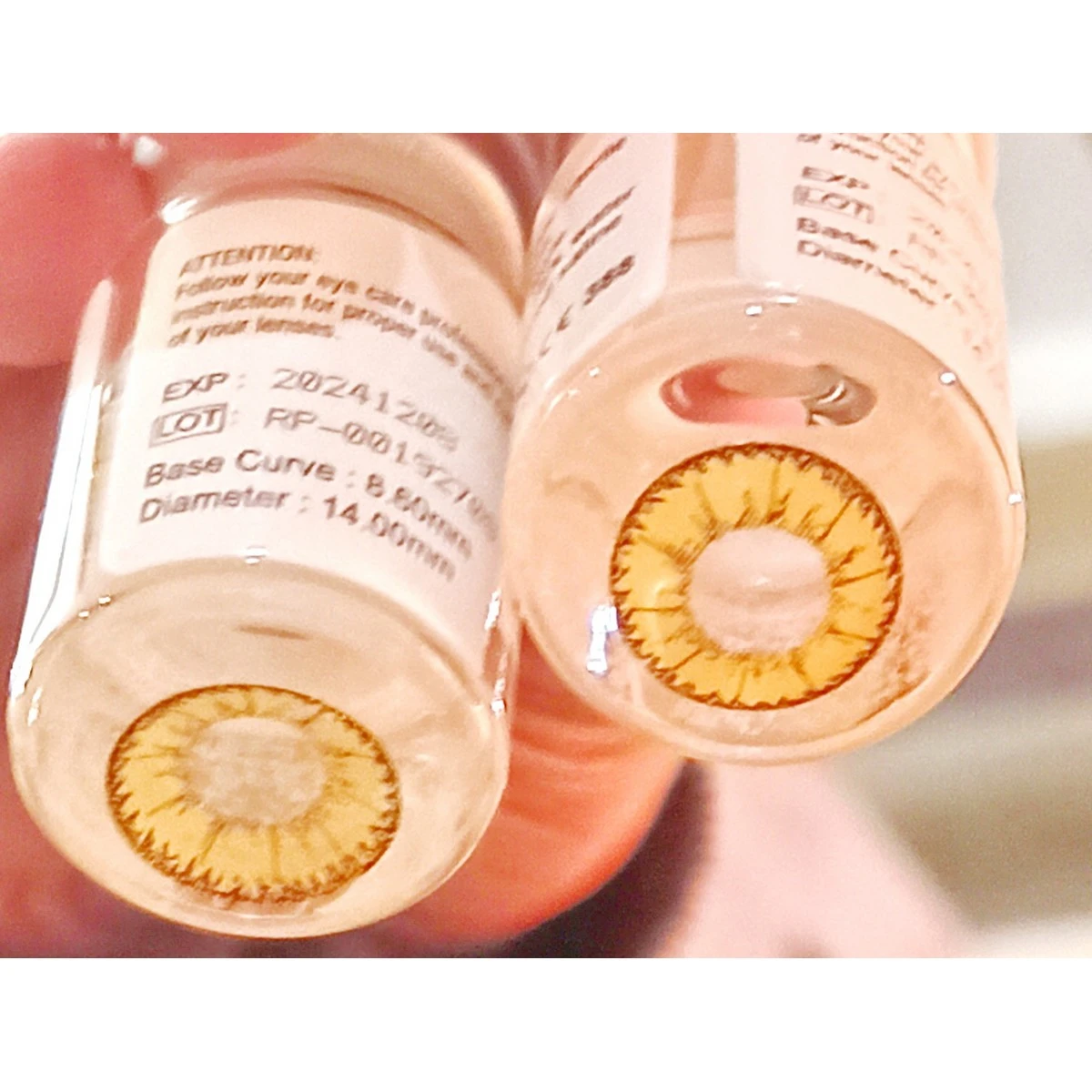 Eye Lens Pure Hazel Contact Lenses With Solution kit – Imported price in Pakistan