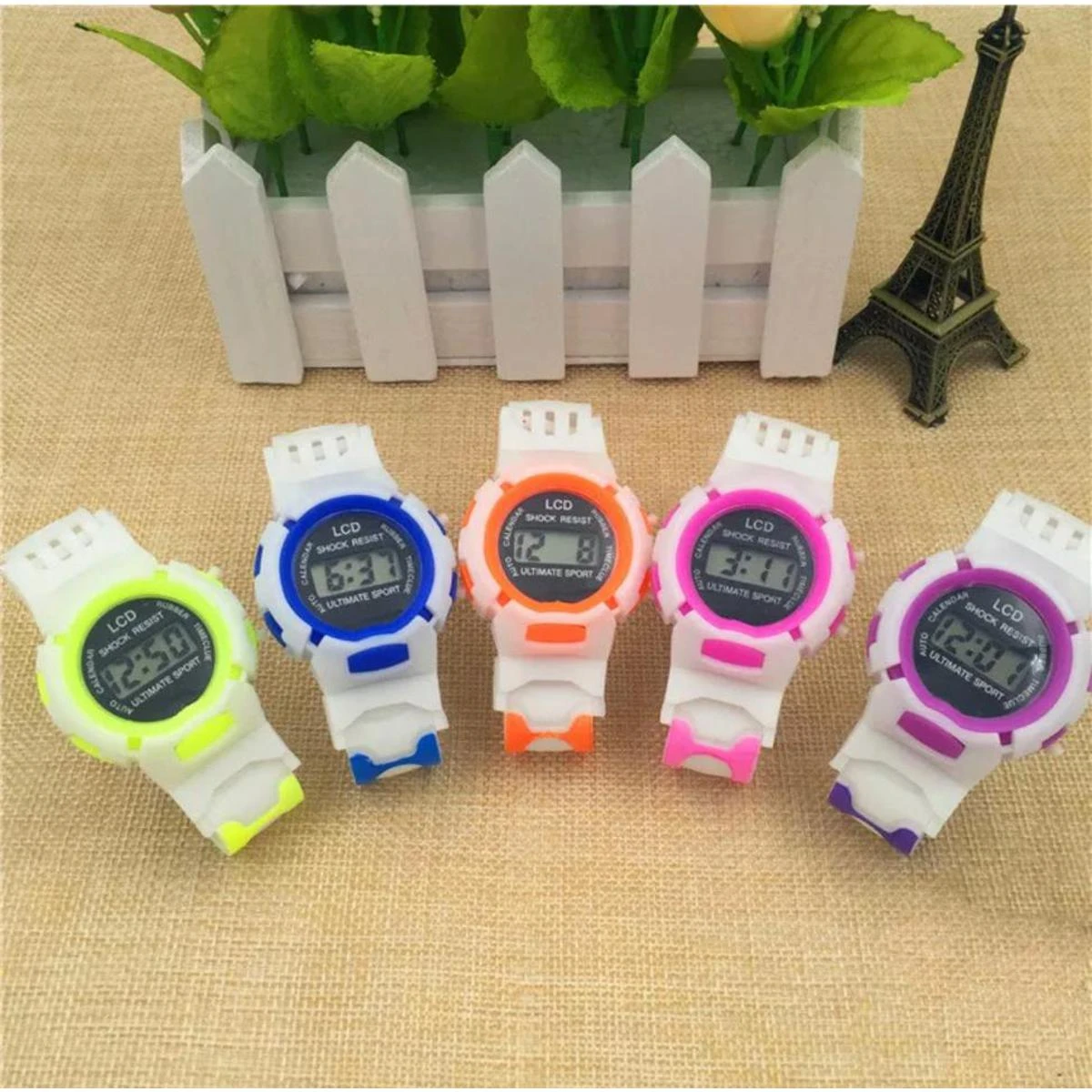 Pack of 2 Buy 1 get 1 Free New Fashion Bracelet Watch Colorful Children Watches Kids price in Pakistan