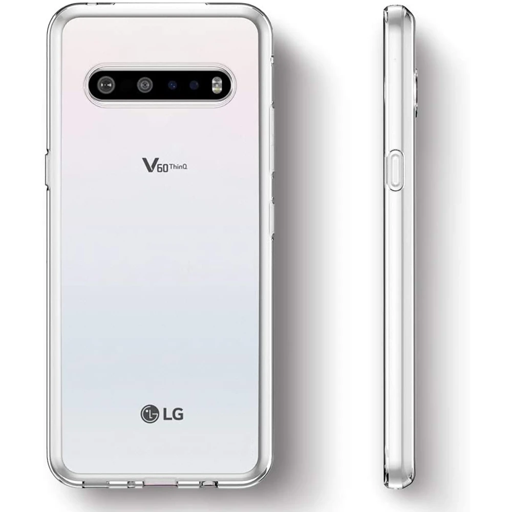 LG V60 Transparent case TPU soft Silicon Clear Crystal Back Cover For LG V60 price in Pakistan