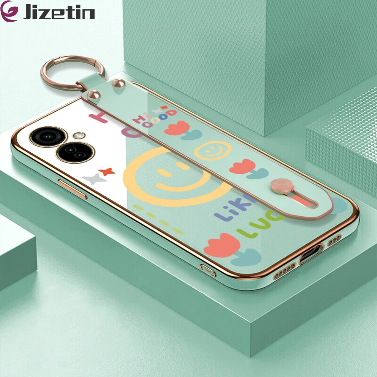 Tecno Camon 19 Neo Back Cover Flower Smile Face Luxury 6D price in Pakistan