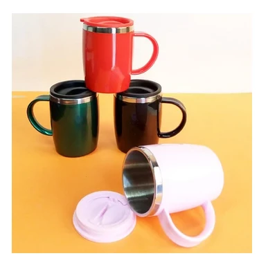 Beli Beast 400ml Stainless Steel Insulated Air-Tight Thermal Mug Melitta Thermal Mug, Closure by Pressure, 100% Airtight Seal 400 ml price in Pakistan