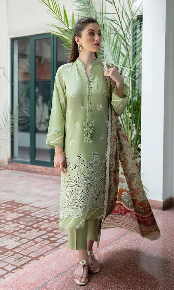 Maria.B – 3PC Embriodered Chicken Kari Lawn Suit price in Pakistan