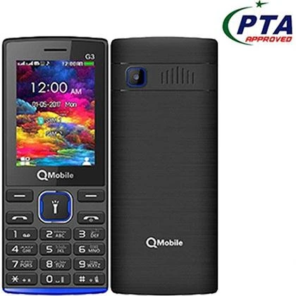 QMobile G3 2021 2.4 LCD Screen, Smart Camera, Wireless FM Radio, Powerful LED Torch, Big Powerful Speaker, 3000 mAh Battery with Super Battery Mode price in Pakistan
