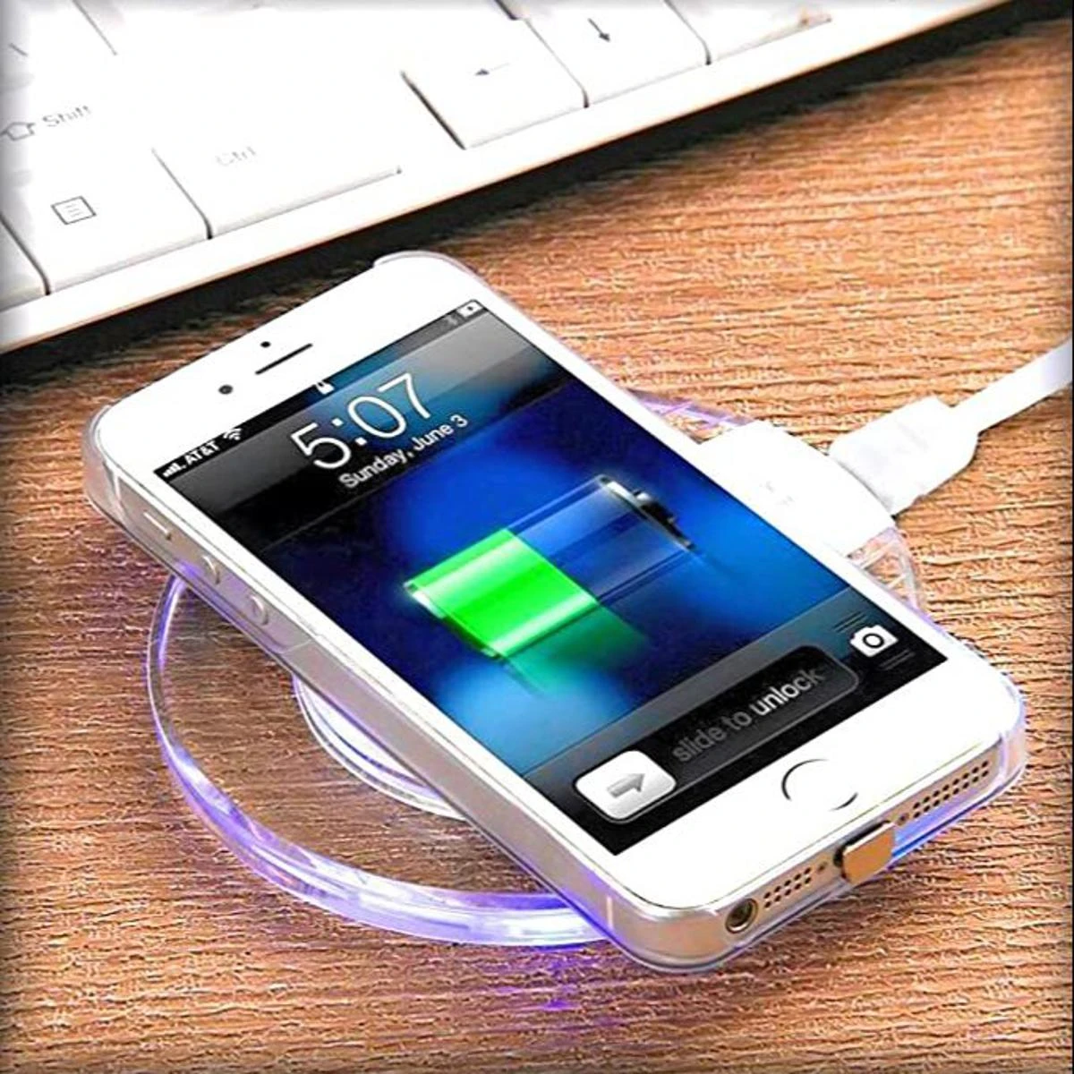 Wireless Charger Smartphone Charger iPhone Charger Fast Wireless Charging Pad for earphone Pro Samsung Xiaomi price in Pakistan