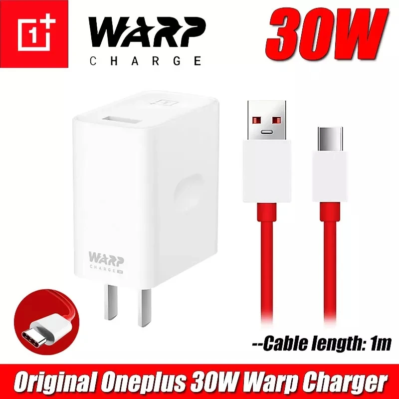 Warp Charger for OnePlus with Fast Charging Cable USB A to USB C – 30W Power Adapter price in Pakistan