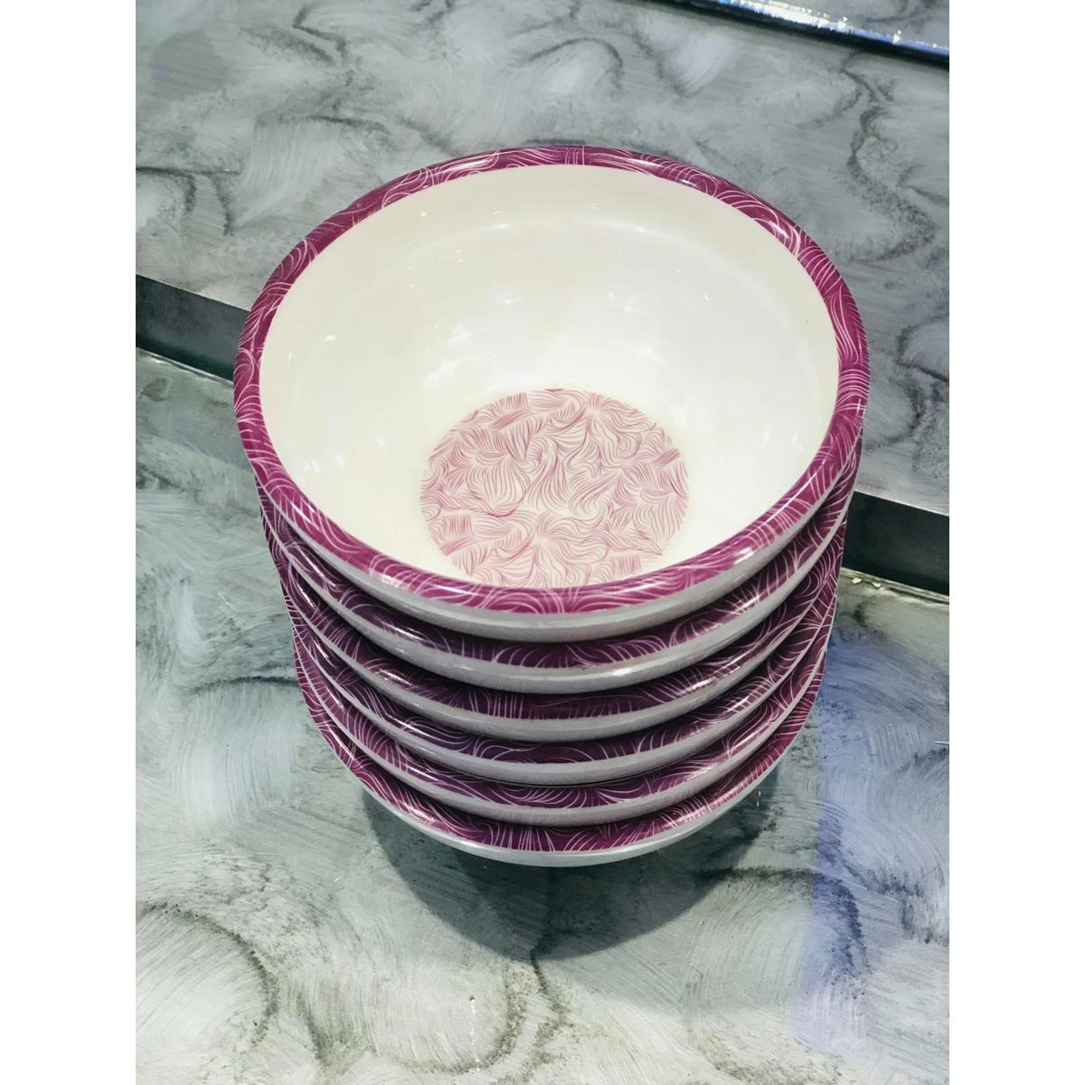 Bowl – SweetsCurry Bowl Double Glazed Melamine 5 inches Size For SweetsSoupCurries (Set of 6) price in Pakistan