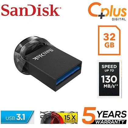 SanDisk 32GB Ultra Fit USB Flash Drive 3.1 – 5 Years Warranty price in Pakistan