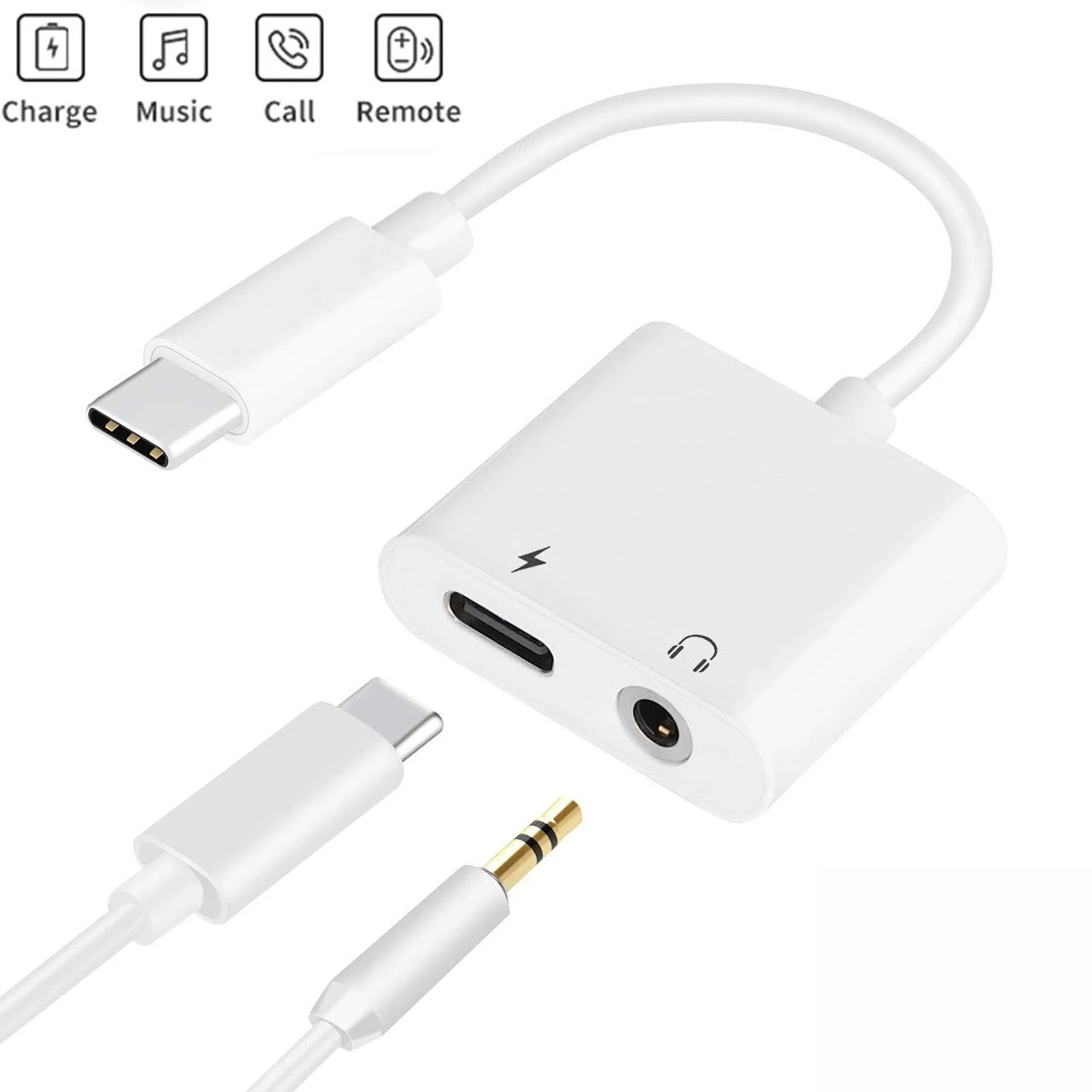 Type-C Adapter 3.5mm 2 in 1 price in Pakistan