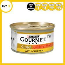 Gourmet Gold Tin Cat Food Chicken 85Gm price in Pakistan