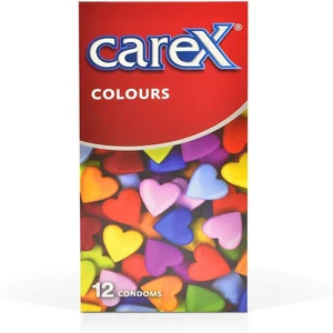 Carex Colours Condoms – Pack Of 12 Pieces price in Pakistan