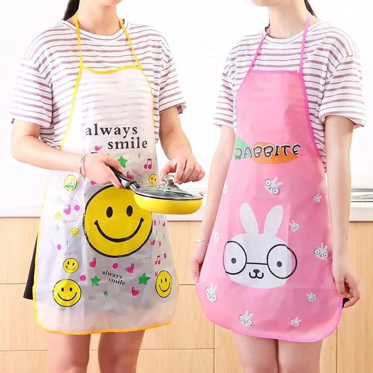 Rabbit Printing Kids Aprons BBQ Bib Apron For Women Cooking price in Pakistan