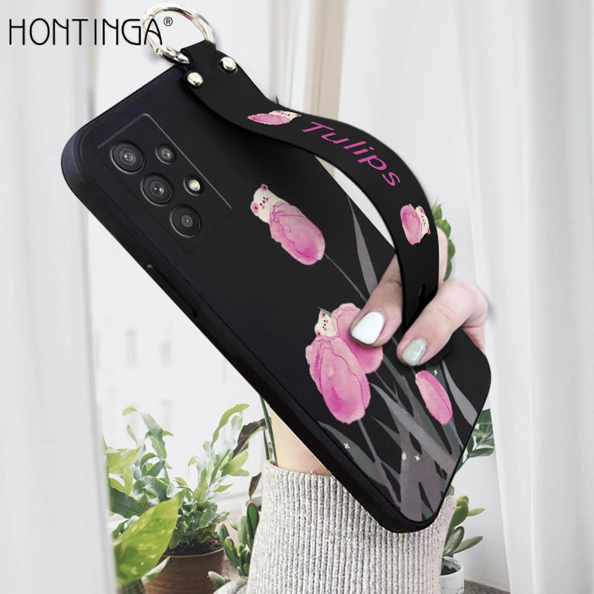 Samsung Galaxy A32 5G Back Cover Wrist Strap Soft Candy Color price in Pakistan