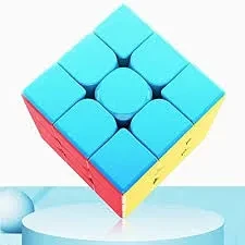 Stickerless 56mm qiyi worrior s rubik cube 3×3 Magic Speed Cube Puzzel Toy Rubik Cube price in Pakistan