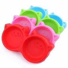 Double Side Cat Face Bowl , Color Choice Available , Size=25 cm price in Pakistan