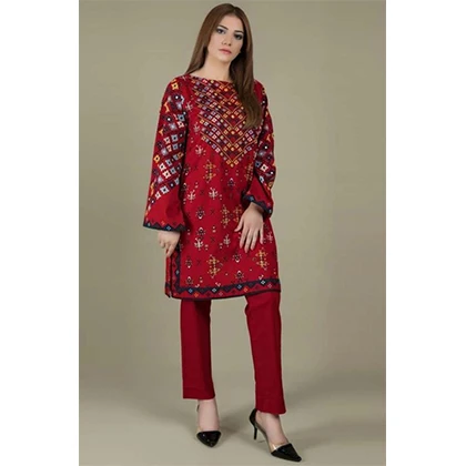 2pc Embroidered Lawn Shirt With Trouser -BFHA628 (B price in Pakistan