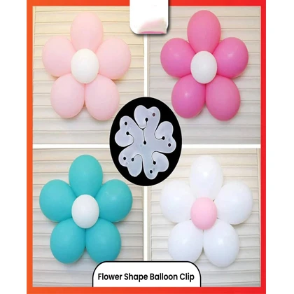 6Pcs Flower Shape Balloon Clip price in Pakistan