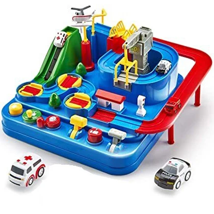 Car Adventure Toy Funny Big Adventure Car Track and Parking Garage Rescue City Toy for Kids Toddlers, Parent-Child Interactive Car Racing Kids price in Pakistan