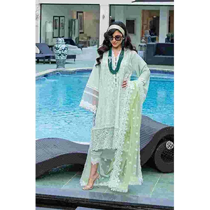 3PC Lawn Embroidered Shirt with Chiffon Embroidered Dupatta – BFLE820 (B) price in Pakistan