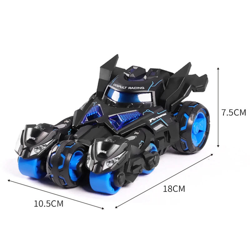 Alloy Car Pull Back Diecast Model Toy Sound Light Collection Brinquedos Eject Car Vehicle Toys for Kids Gift(Blue) price in Pakistan