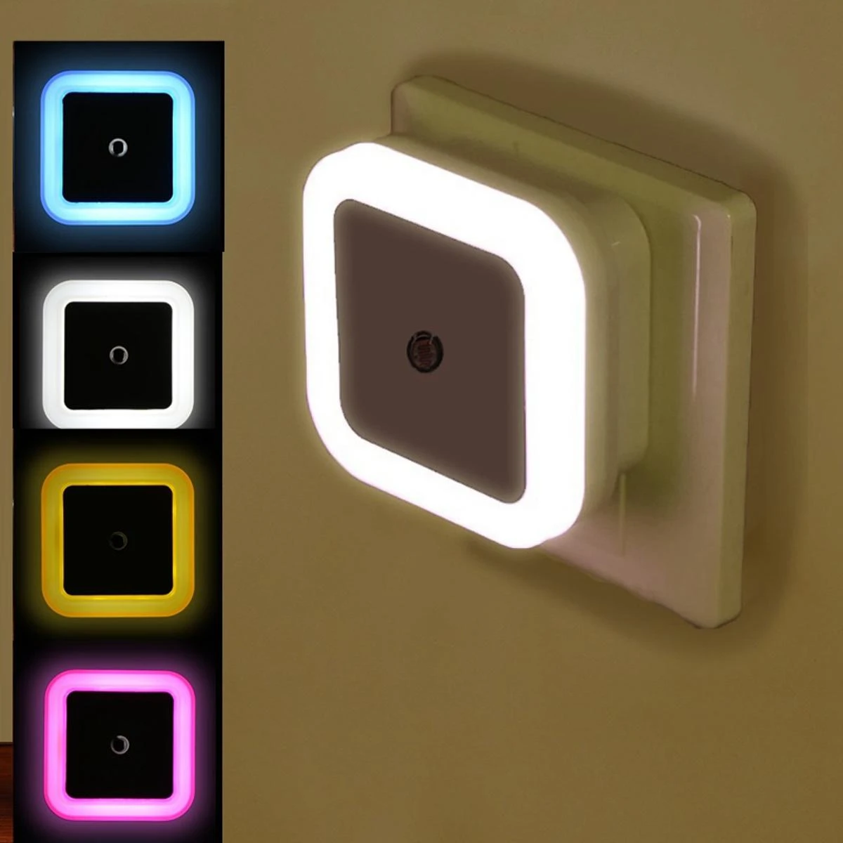 Mini LED Night Light EUUS Plug-in Dusk to Dawn Sensor Wall Nights Lamp price in Pakistan