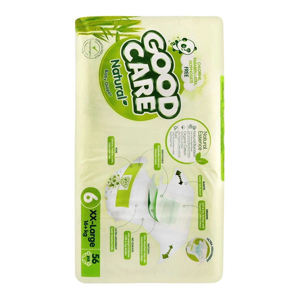 Good Care Natural Diaper Size 6 (16+kg) 56 pcs Mega Pack price in Pakistan