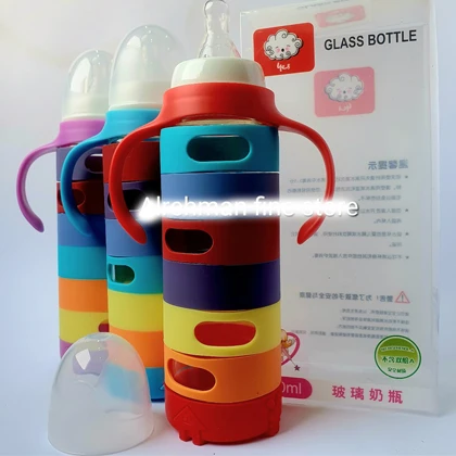 Yes glass baby feeder 240ml8oz with standard neck & silicon cover (1feeder) price in Pakistan