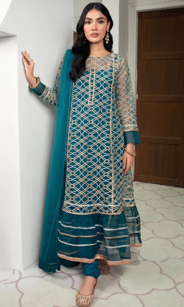 Mehrmah-3PC Heavy Embroidered Linen Winter Collection price in Pakistan