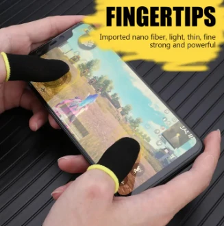 (2 PCS) Pair of Finger Cover Breathable Game Controller Finger Sleeve For PUBG Sweat Proof Non-Scratch Touch Screen Gaming Thumb Gloves Best For Free Fire – Fortnite – Call Of Duty – PUBG Mobile price in Pakistan