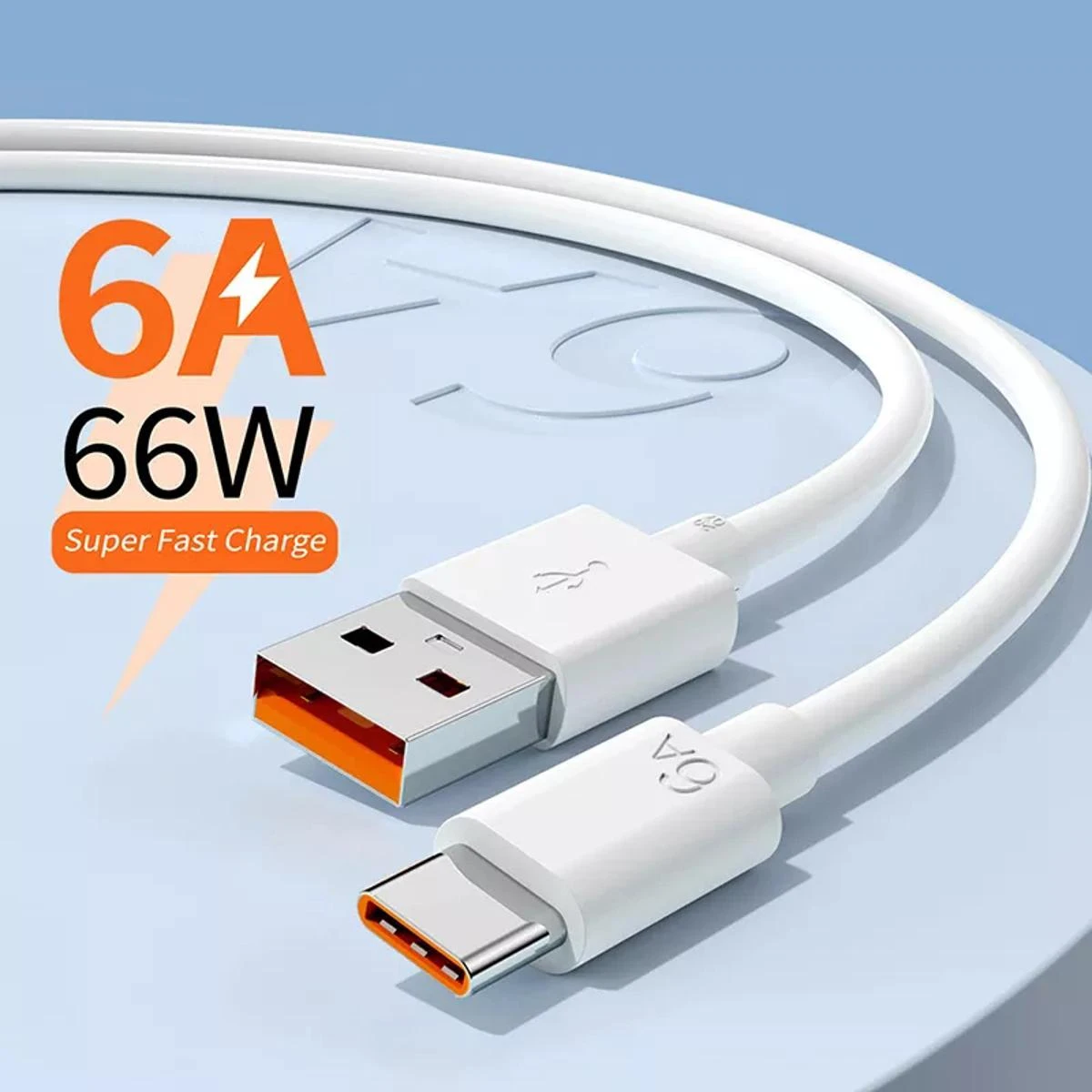 Fast Charging Cable 6A For Android smart phone type C Data Cable price in Pakistan