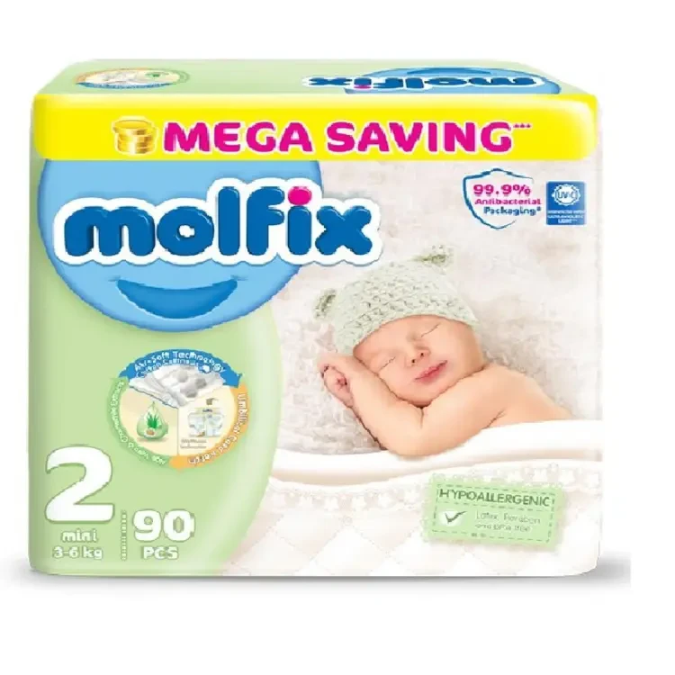 Molfix 3D Mega Mini Pack (Size-2, 90 Pcs) price in Pakistan