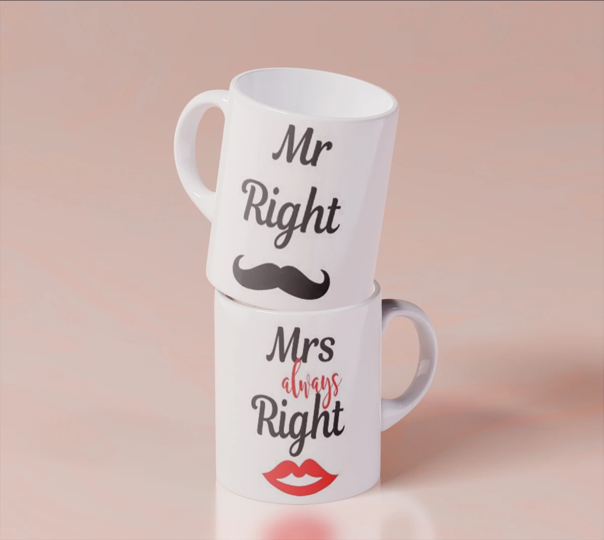 Mr And Mrs Set Mug 330Ml price in Pakistan