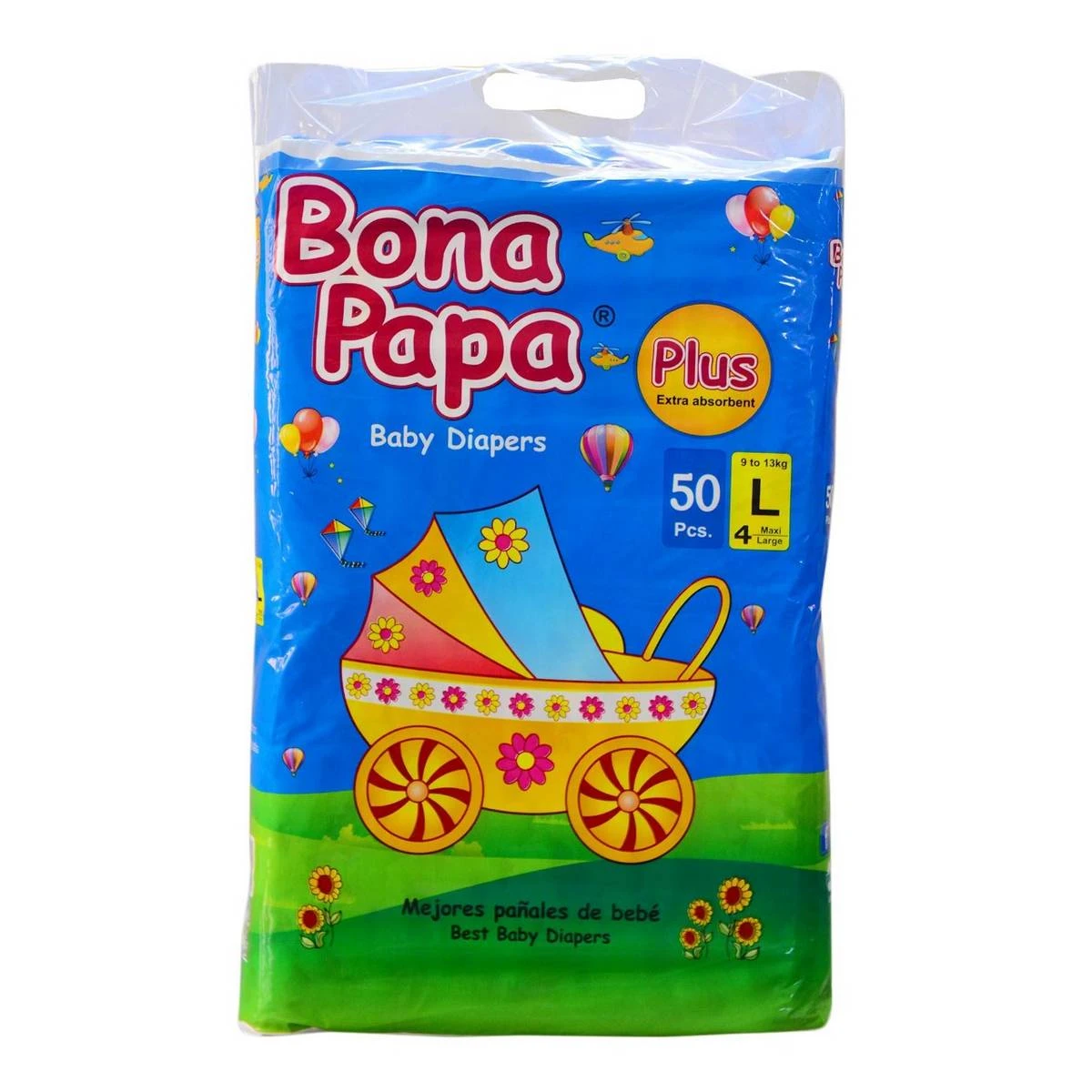 Bona Papa Plus Baby Diapers Large Size 4 price in Pakistan