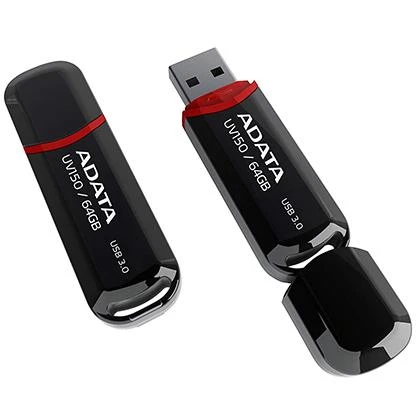 ADATA 64GB USB FLASH DRIVE UV150 BLACK – 5 Years Warranty price in Pakistan