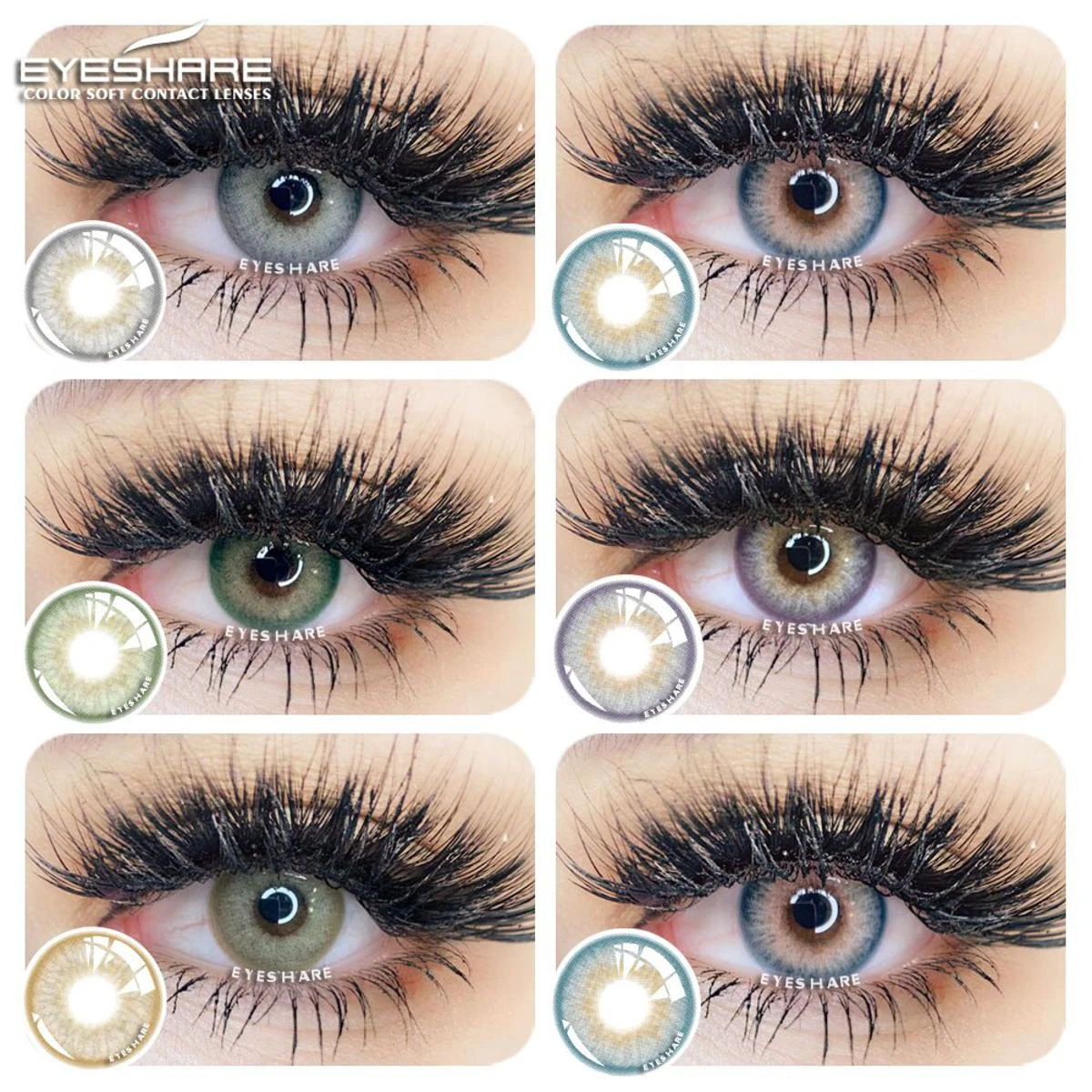 Eye Lens Event 3 Tone Contact Lenses For Girls With Free Kit & Saline price in Pakistan