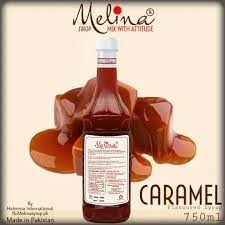 Melina – Caramel Sugar free flavored/Flavoured Syrup 750ml/Coffee flavor price in Pakistan