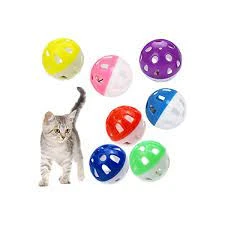 Cat plastic Playing Ball with bel price in Pakistan