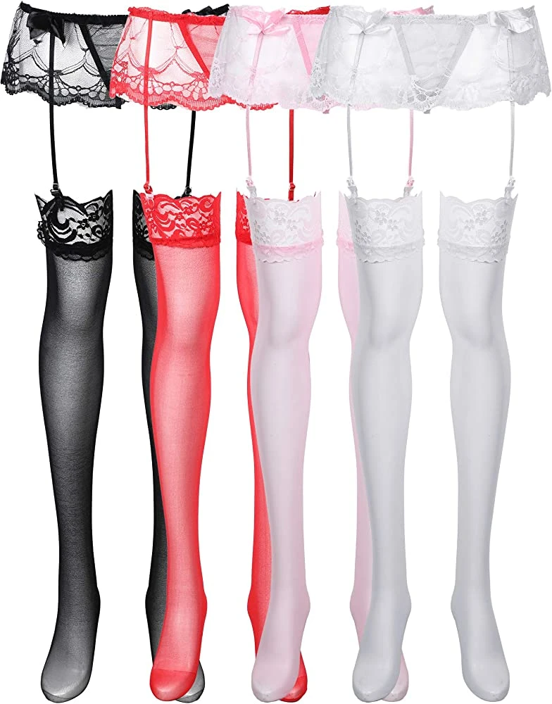 Premium Quality Sexy Lace Stockings With Garter price in Pakistan
