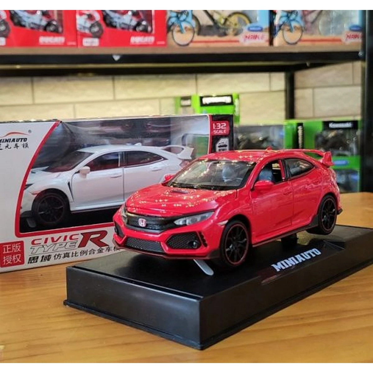Honda Civic Type R 132 Alloy Diecast Model Collection model by Miniauto with display box and base price in Pakistan