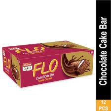 FLO Coated Cake Bar Double Chocolate (1Box in 24 Pcs) price in Pakistan