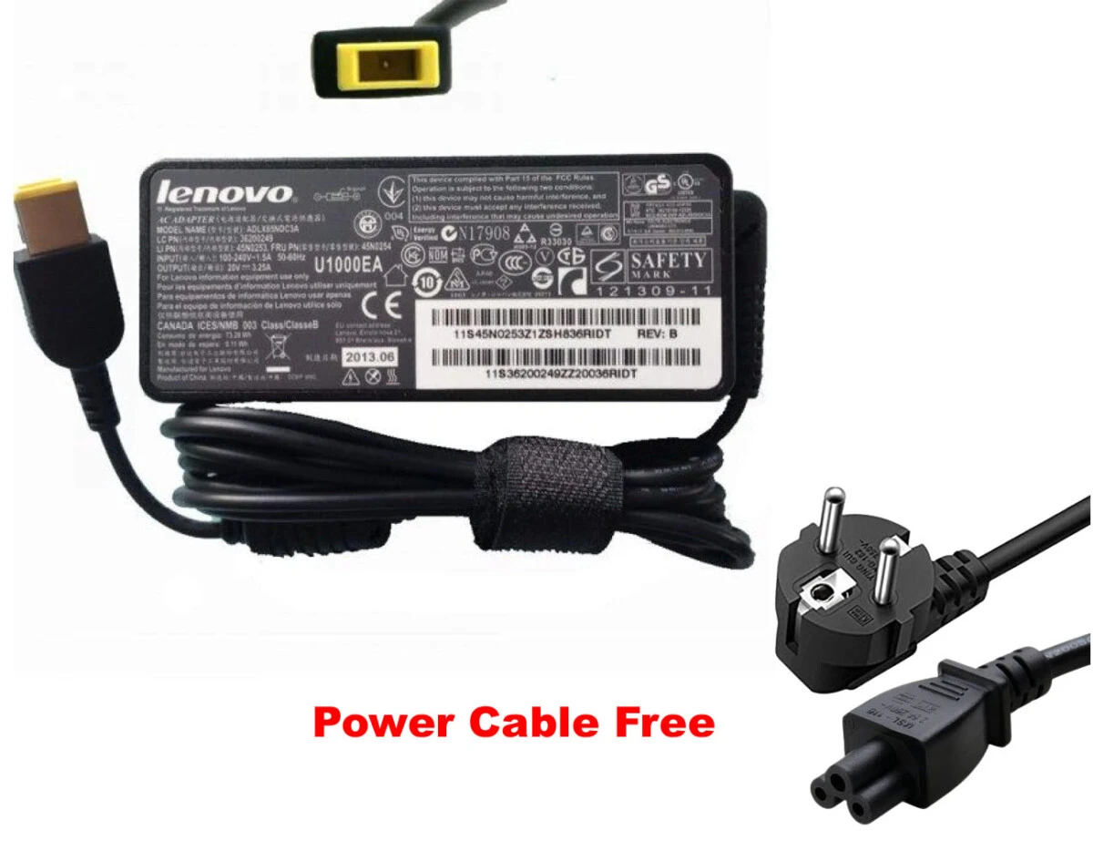 LENOVO Laptop Charger USB PIN Power Cable Free (XFZ) price in Pakistan