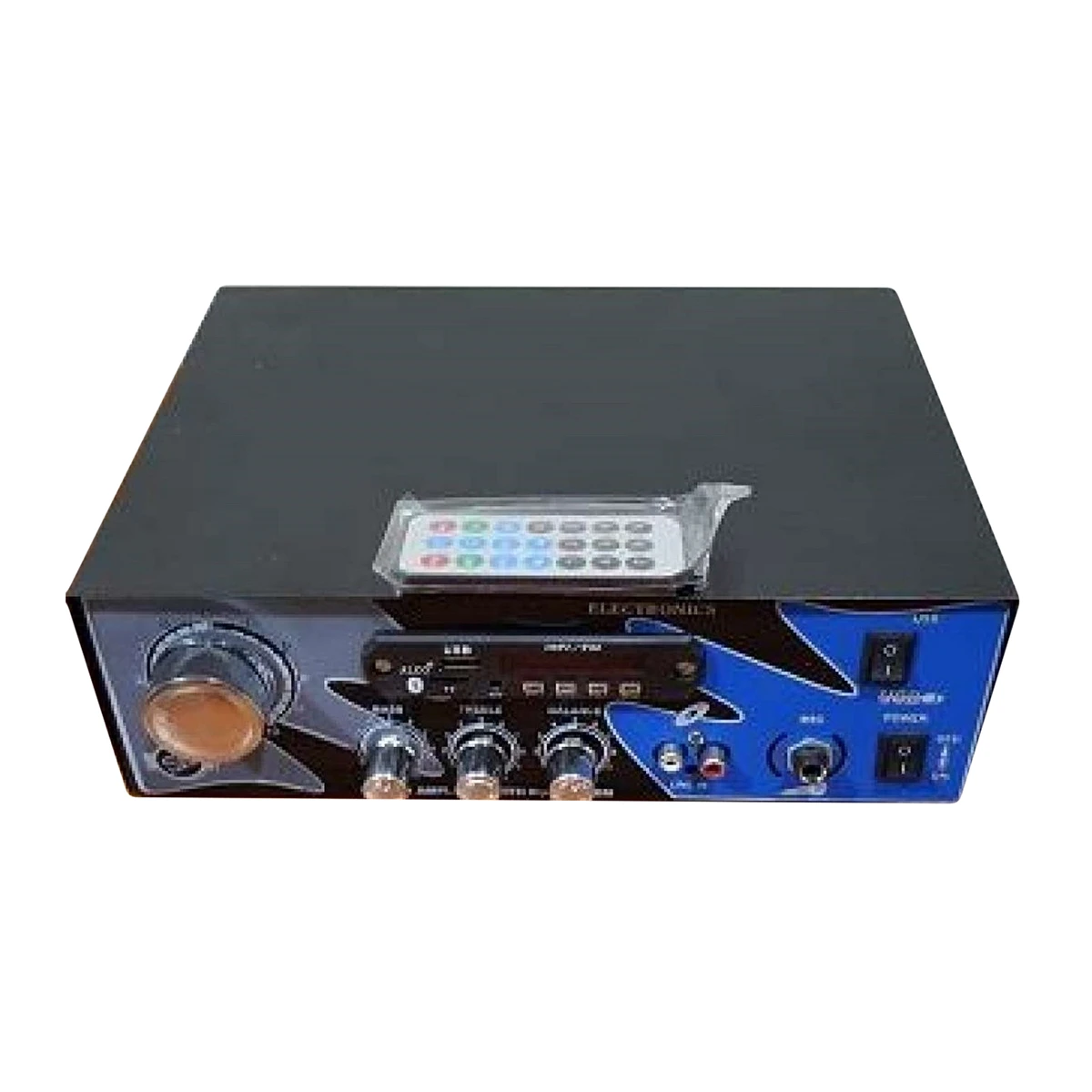 Mono amplifier with mic , Bluetooth, mp3, usb , memory card , aux all in one price in Pakistan