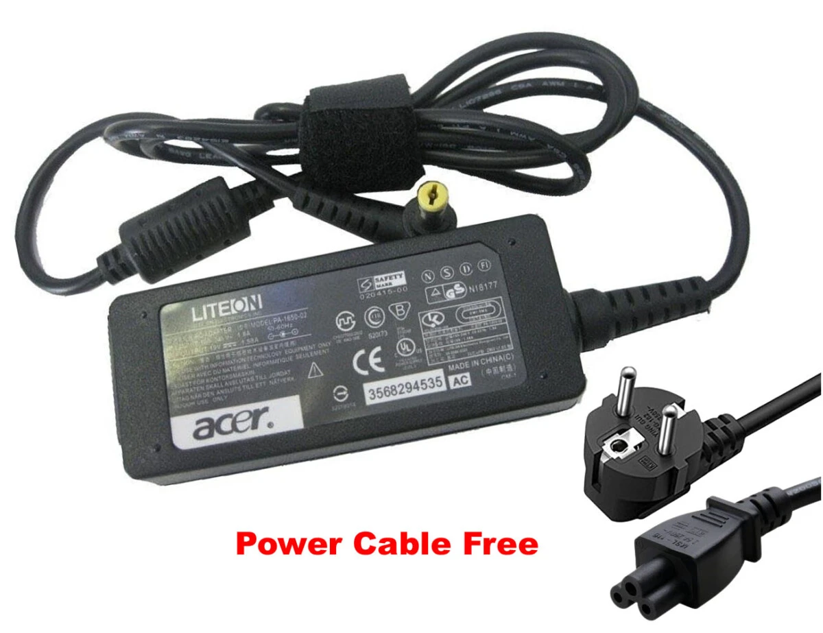 Acer Laptop Charger Power Cable Free (FFZ) price in Pakistan