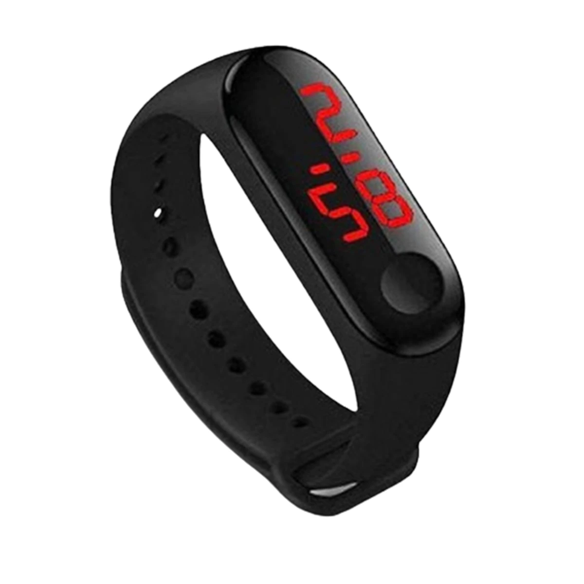 Stylish M3 M4 Touch LED Smart Sports Digital Bracelet Waterproof Hand Watch Best Band for Boys Kids Children Girls Ladies Women Men as Birthday Gift Best Price in Karachi Lahore Islamabd Pakistan Black Color price in Pakistan