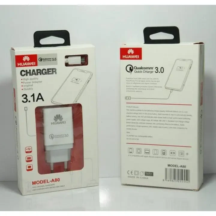 Huawei Fast charger Orignal 5v 2a charger+typec to typc cable Quick Charger for any android smart phonee price in Pakistan