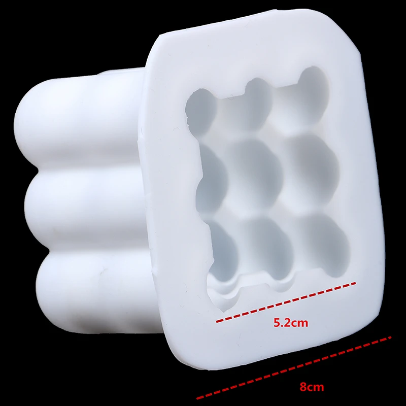 Stereo 3D Baking Cake Candle Handmade Soap Silicone Mousse Mold price in Pakistan
