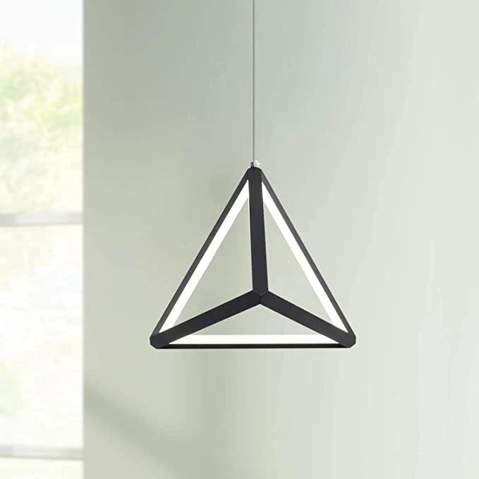 Modern LED Triangle Pendant Light Fixture with 3 Color in One Light price in Pakistan
